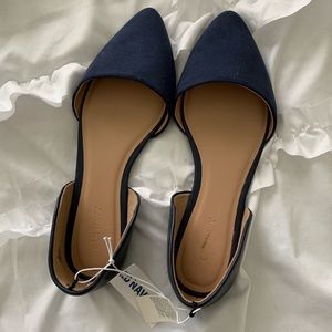 Navy old navy pointy flats
